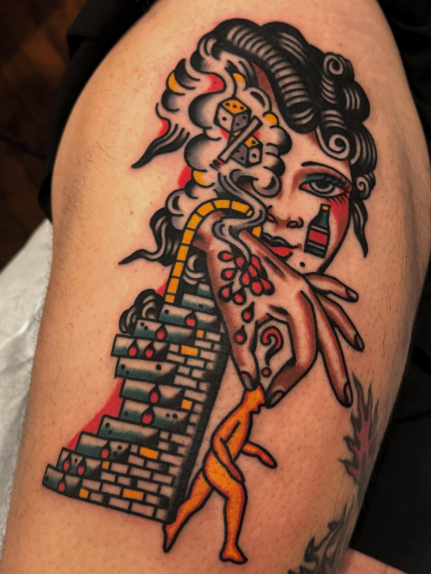 Tattoo by @tat2brain — american_traditional