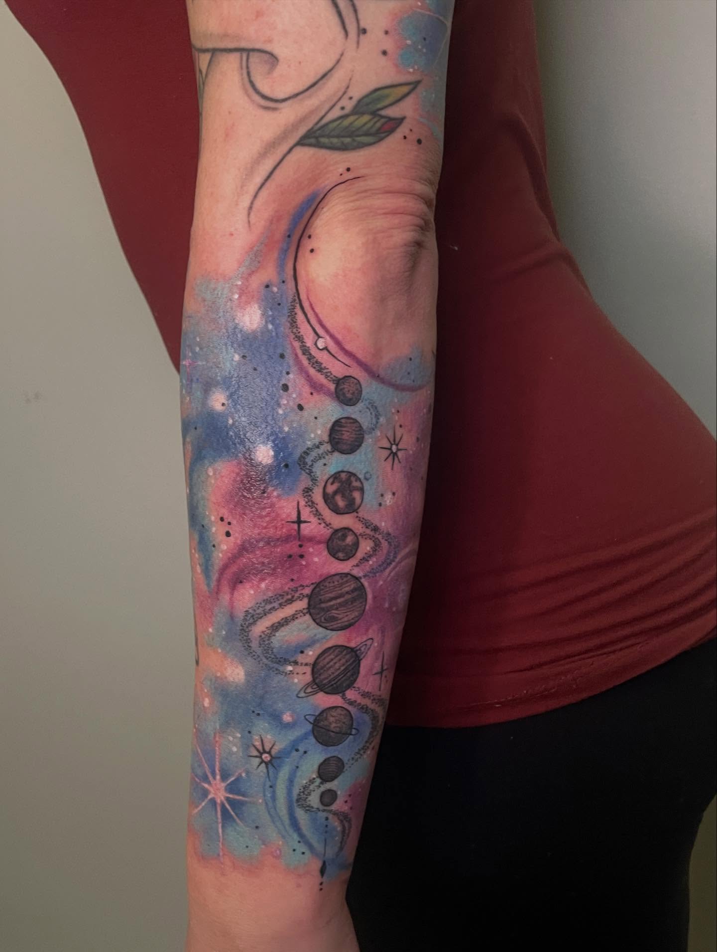 Tattoo by @karenm_tattoos — watercolor, realism