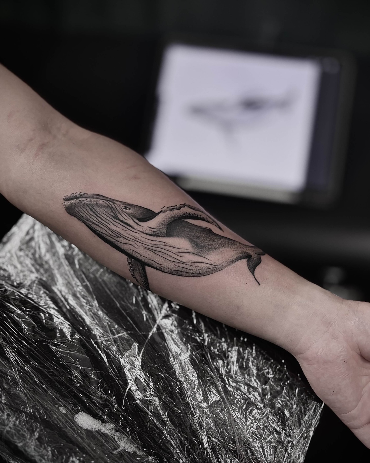 Tattoo by @silverinks.tattoohk — black_and_grey