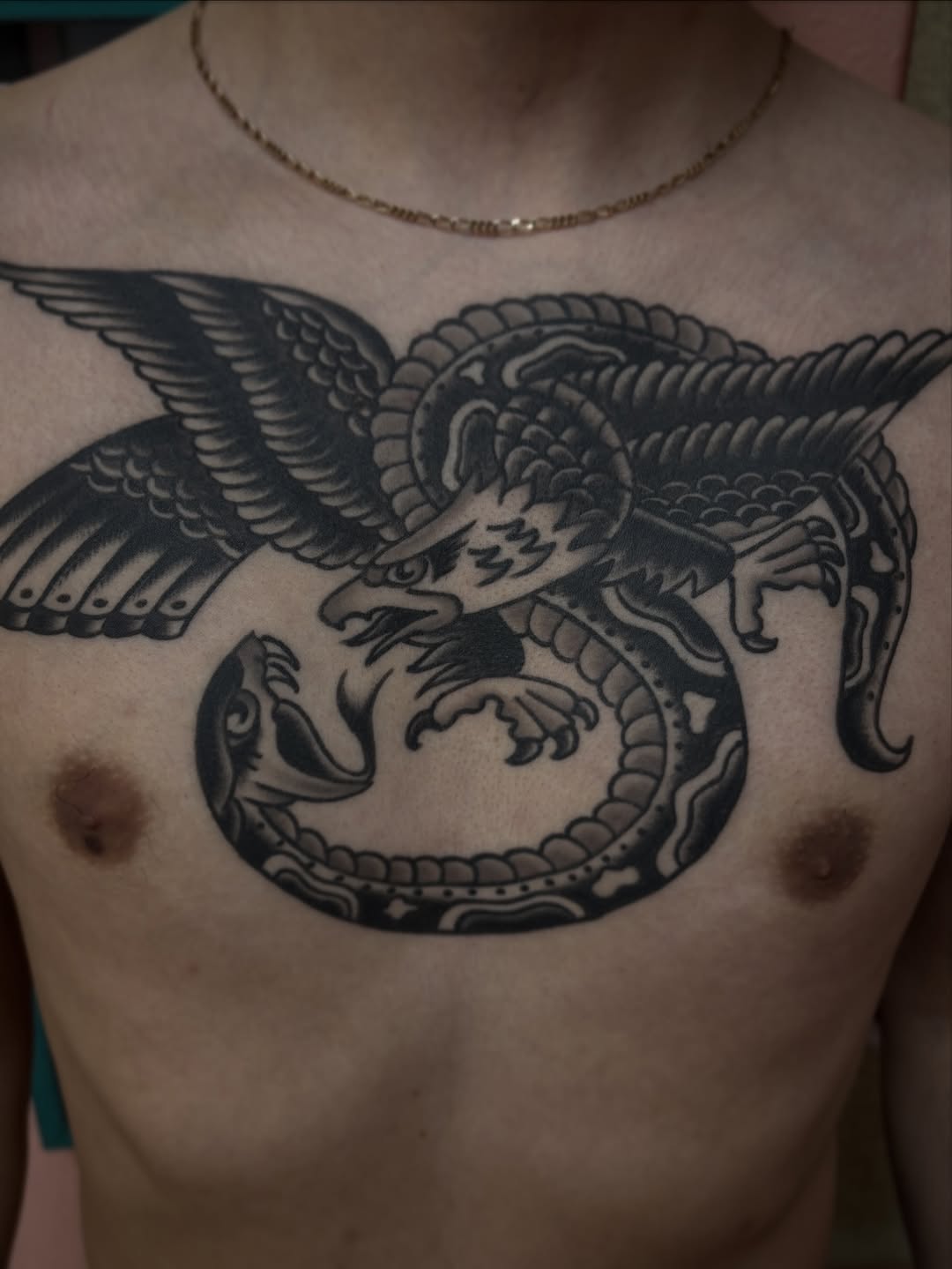 Tattoo by @losgonzaleztattoo — american_traditional, black_and_grey