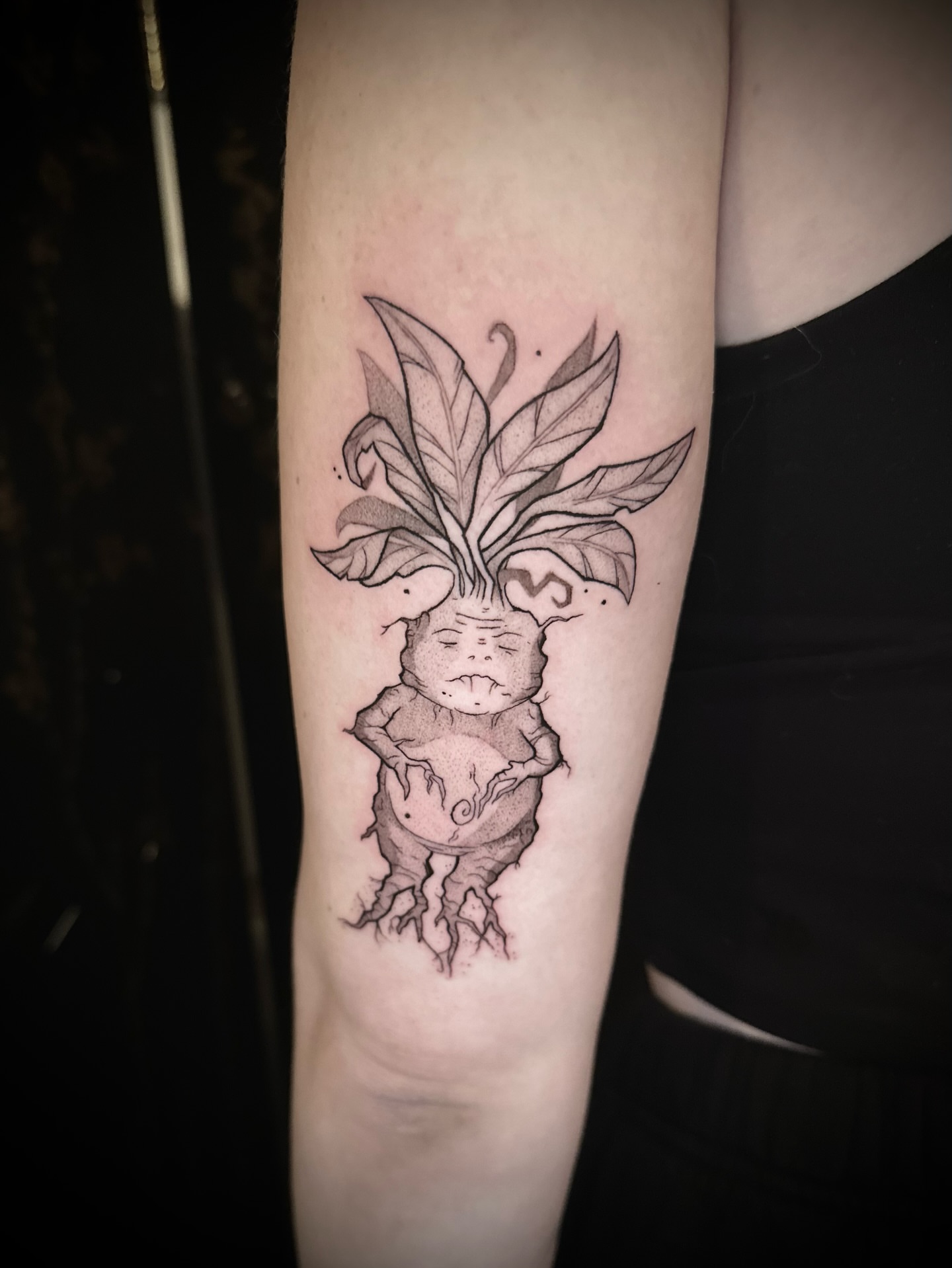 Tattoo by @cece.inks — black_and_grey, realism