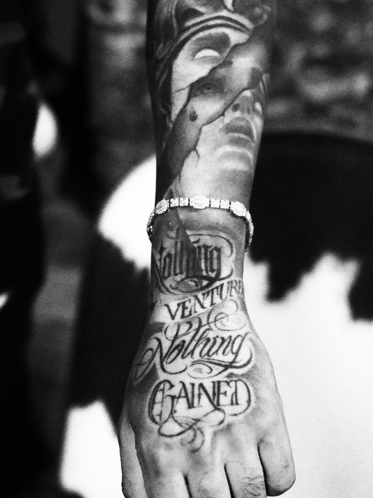 Lettering lettering script tattoo on the hand by elvis flores