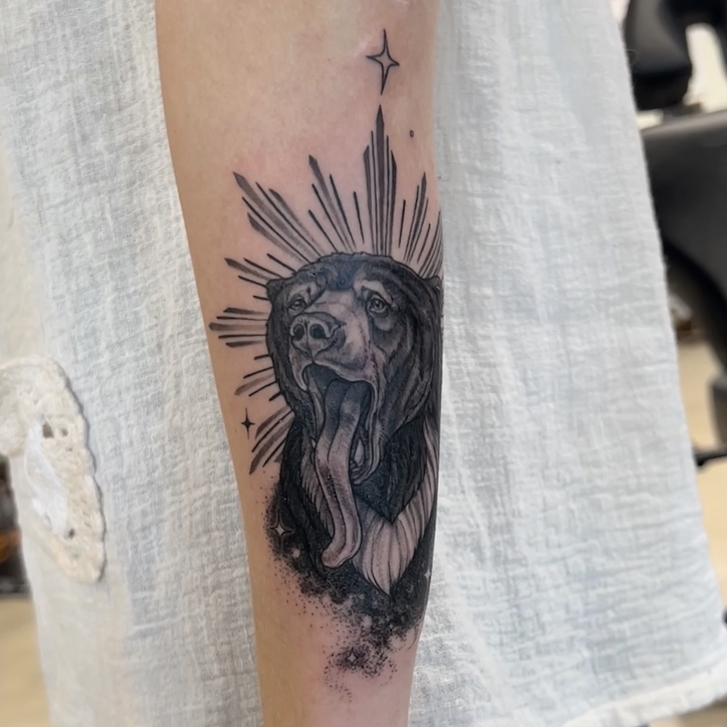 Tattoo by @libbytattoo — black_and_grey, realism