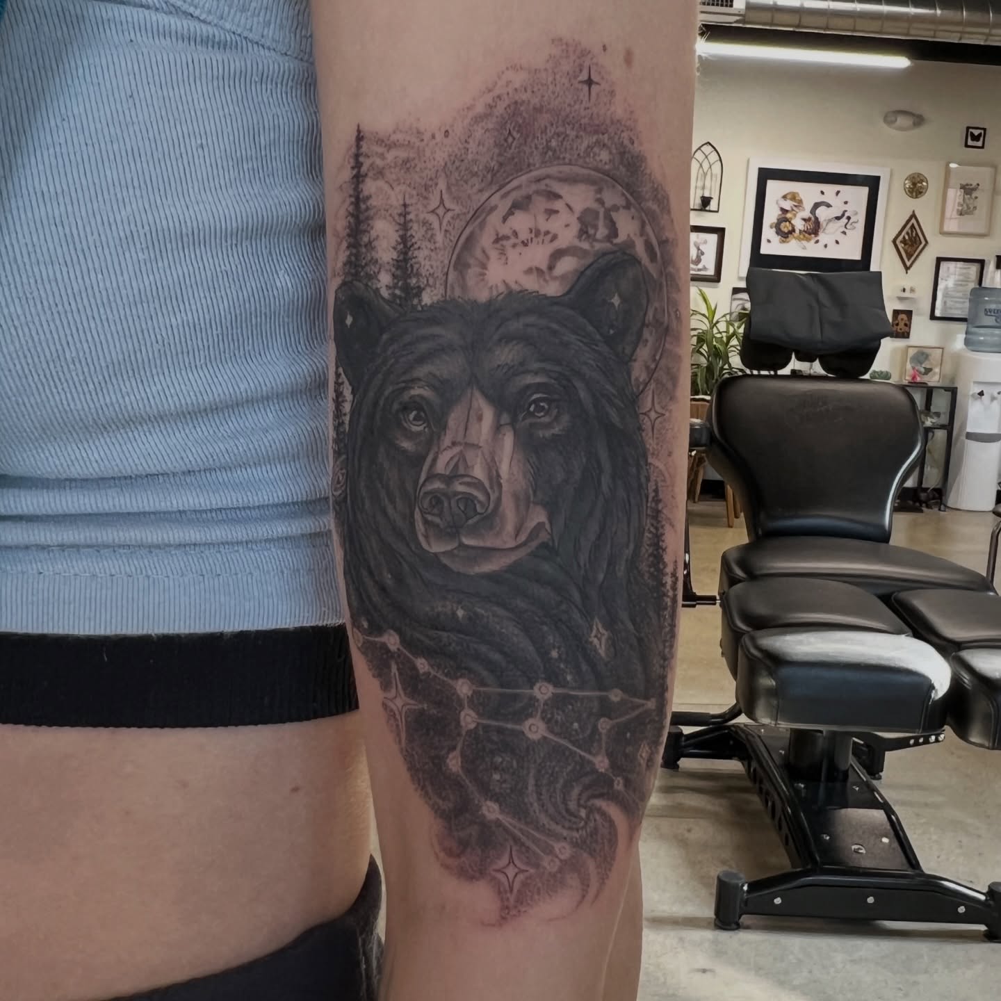 Tattoo by @libbytattoo — realism, black_and_grey