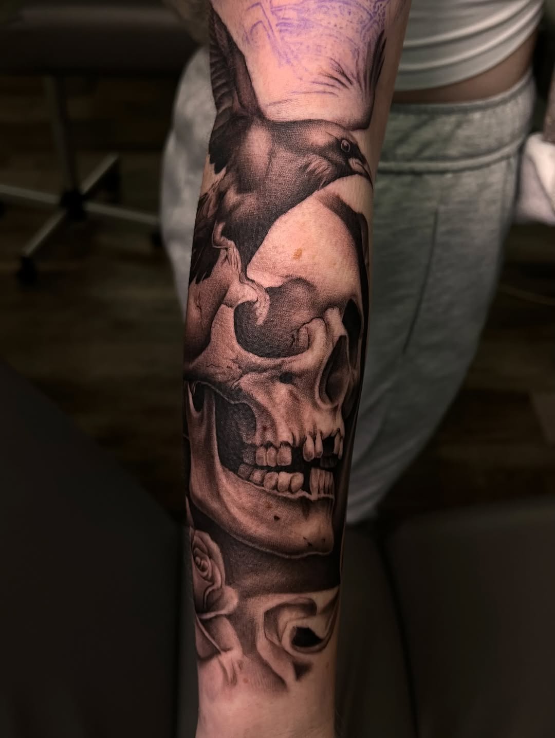 Tattoo by @meretattoos — realism, black_and_grey
