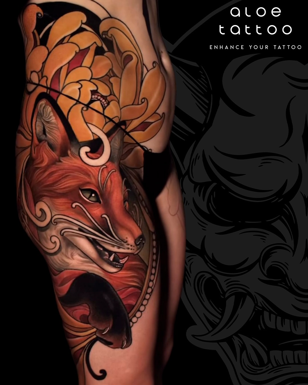 Tattoo by @krishtattoo — american_traditional, dotwork