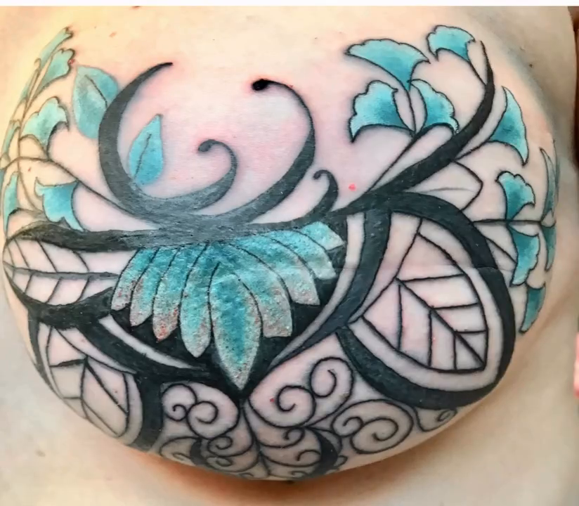 Tattoo by @vyvyn — ornamental, black_and_grey