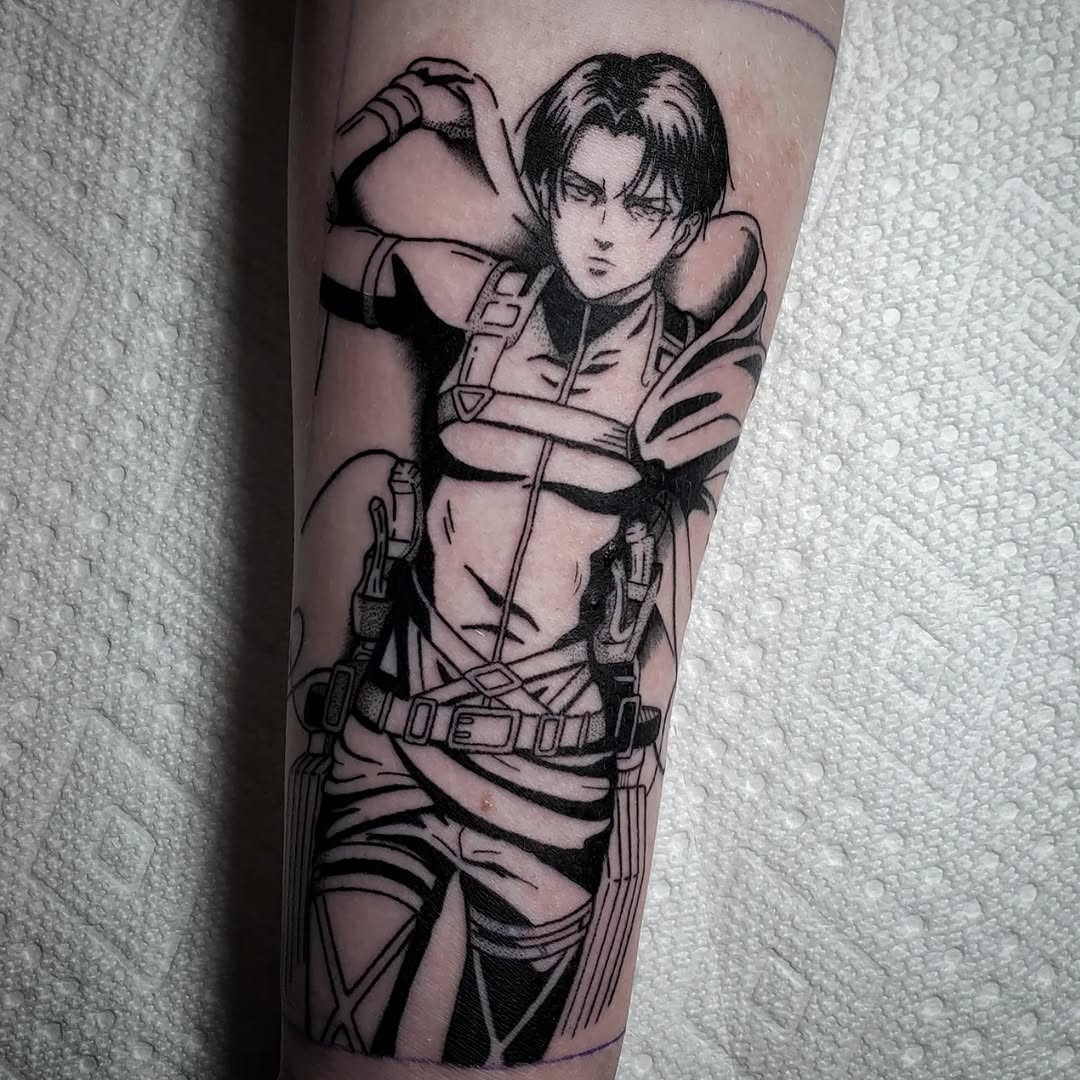 Tattoo by @shaileypasquale — anime