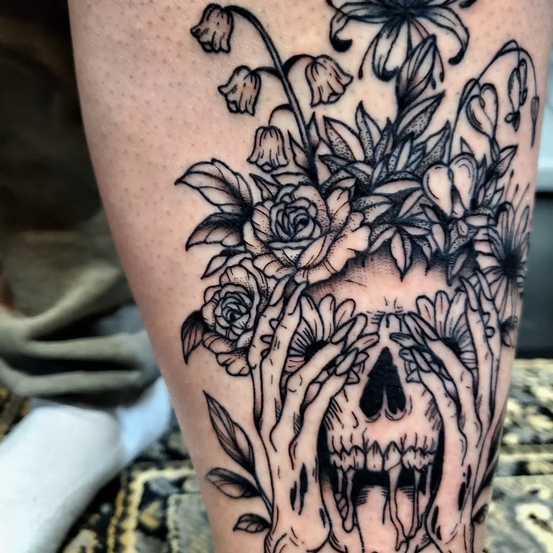 Tattoo by @shaileypasquale — black_and_grey, realism
