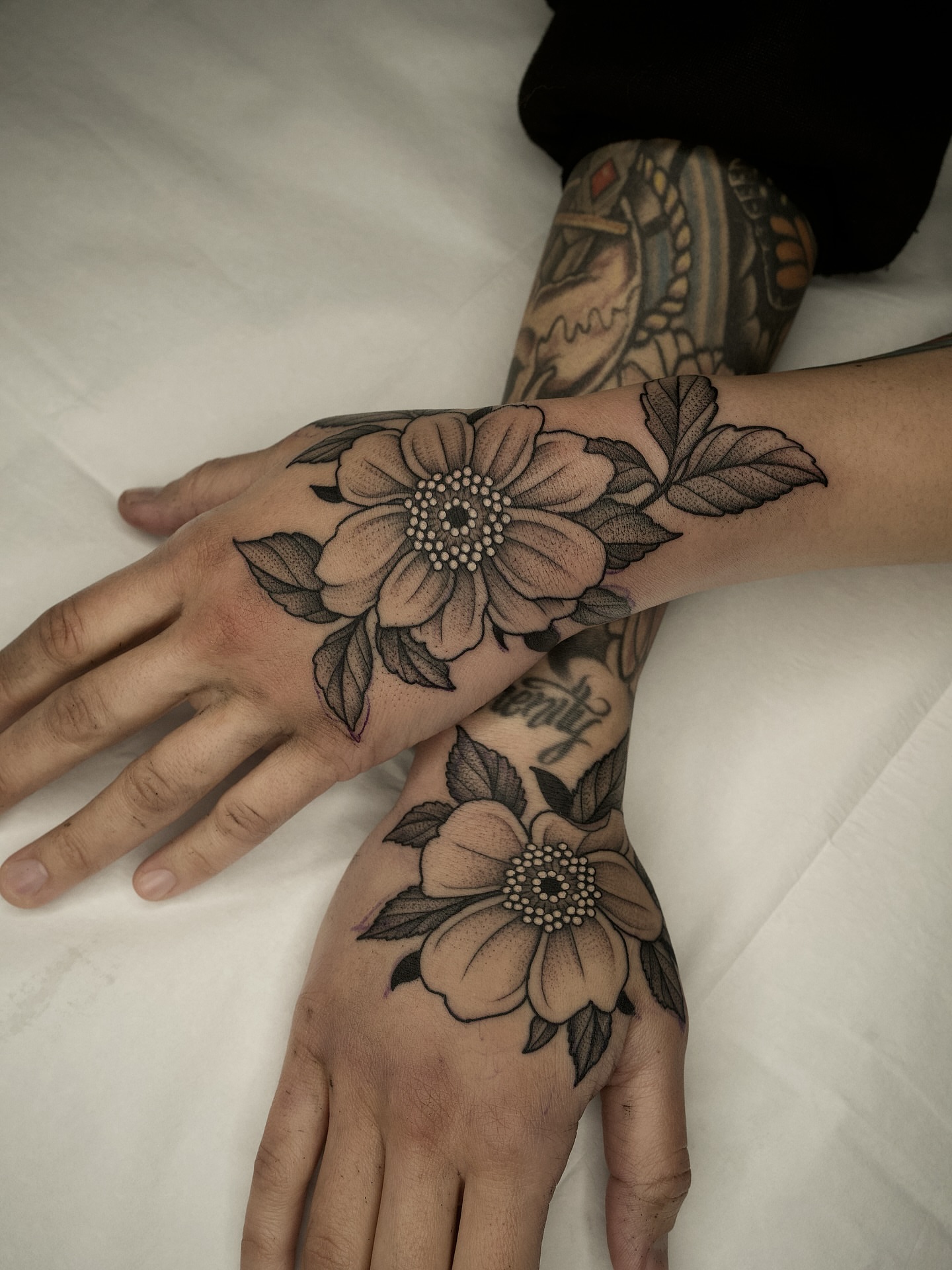 Tattoo by @thiefhands — dotwork