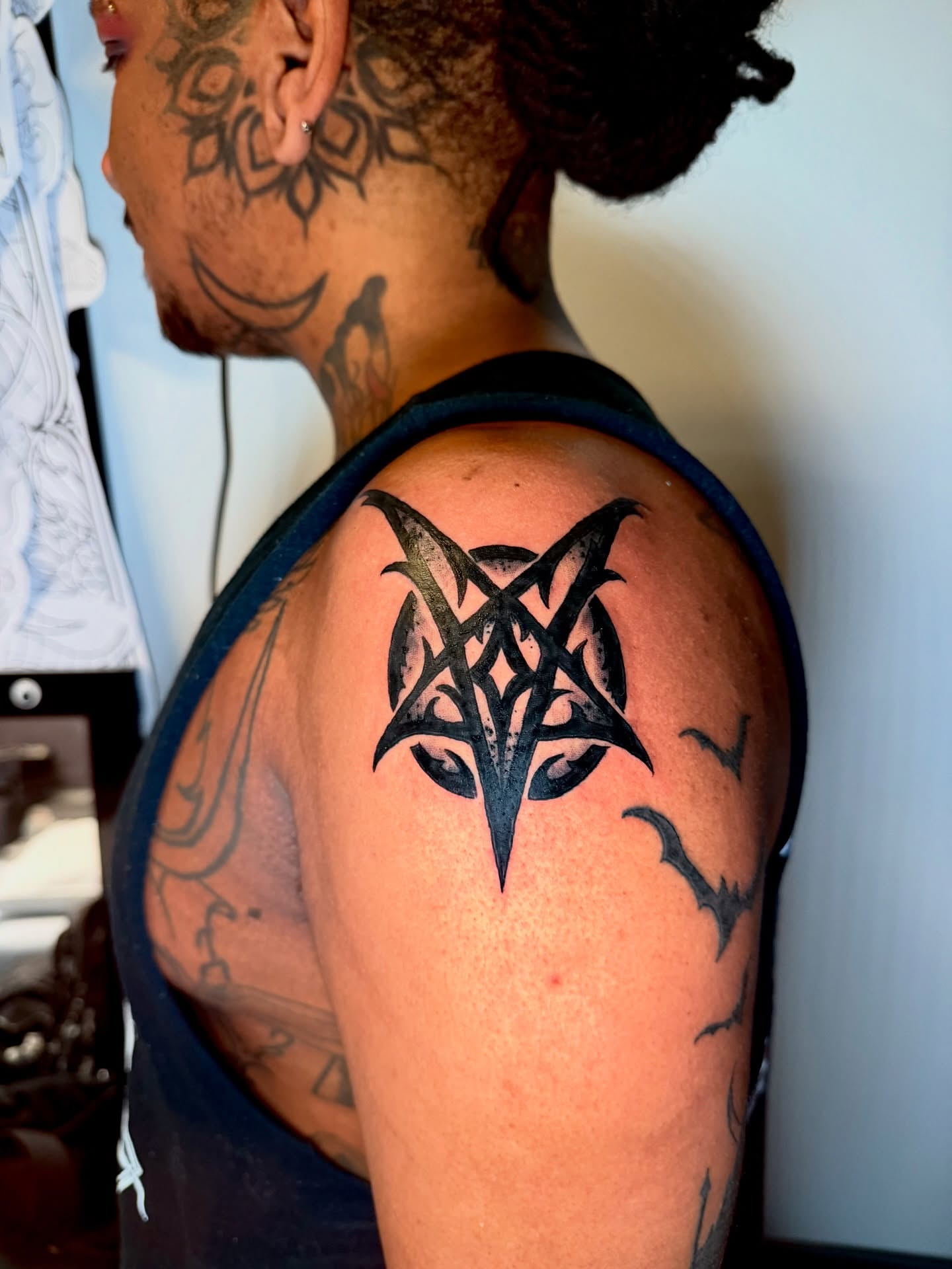 Tattoo by @kinetictattoos — geometric