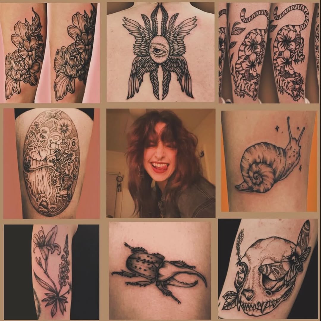Tattoo by @maddstatts โ black_and_grey, illustrative