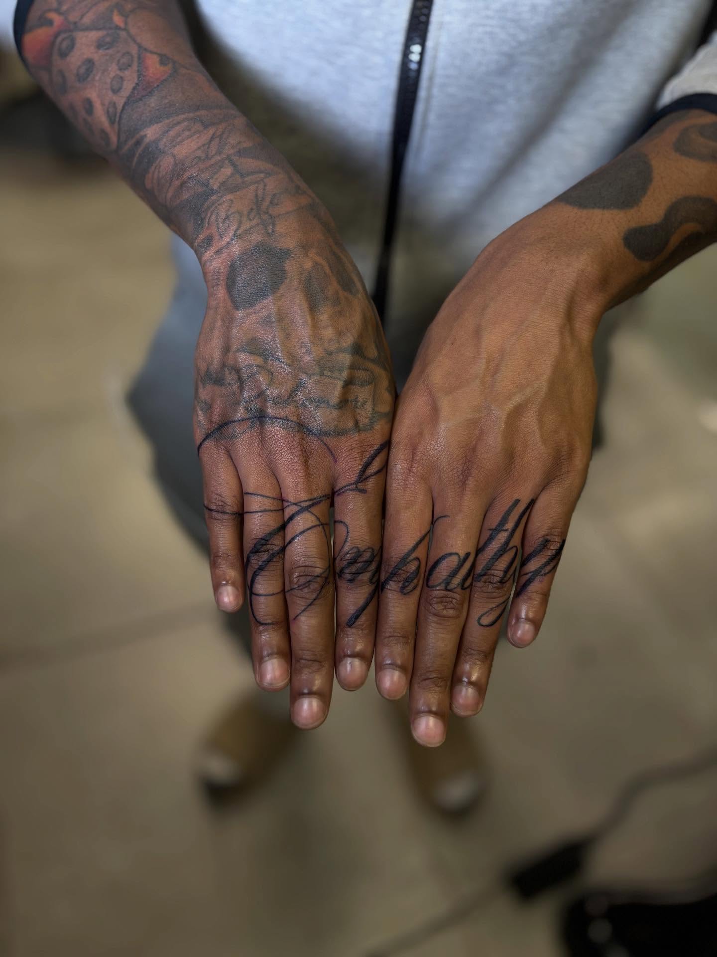 Tattoo by @shyluhv — lettering_script