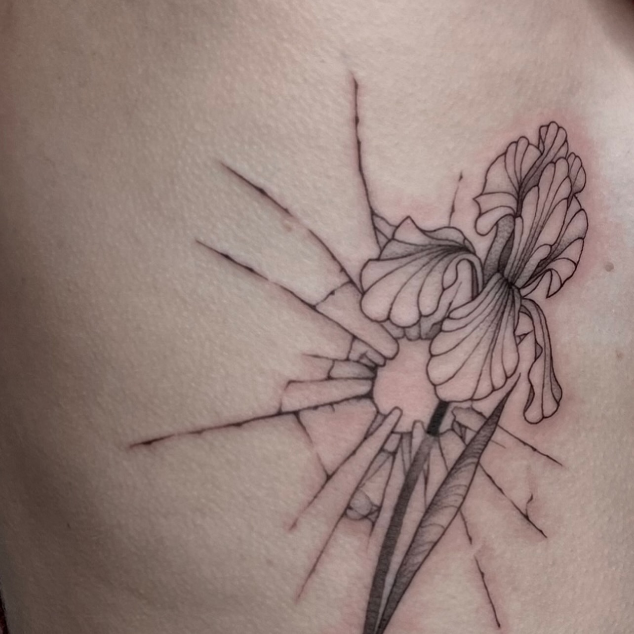 Tattoo by @dnatattoos_ — black_and_grey