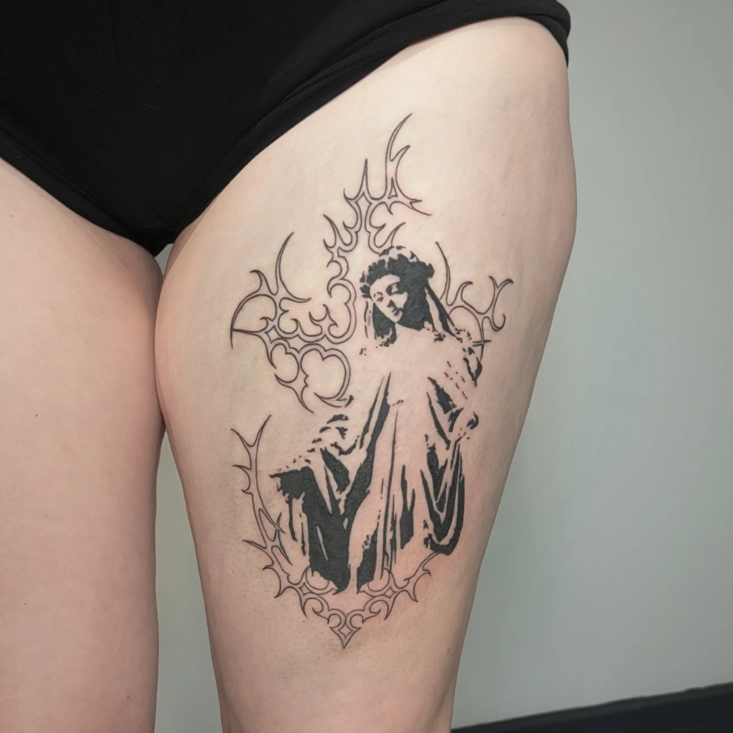 Tattoo by @elstattoos — black_and_grey