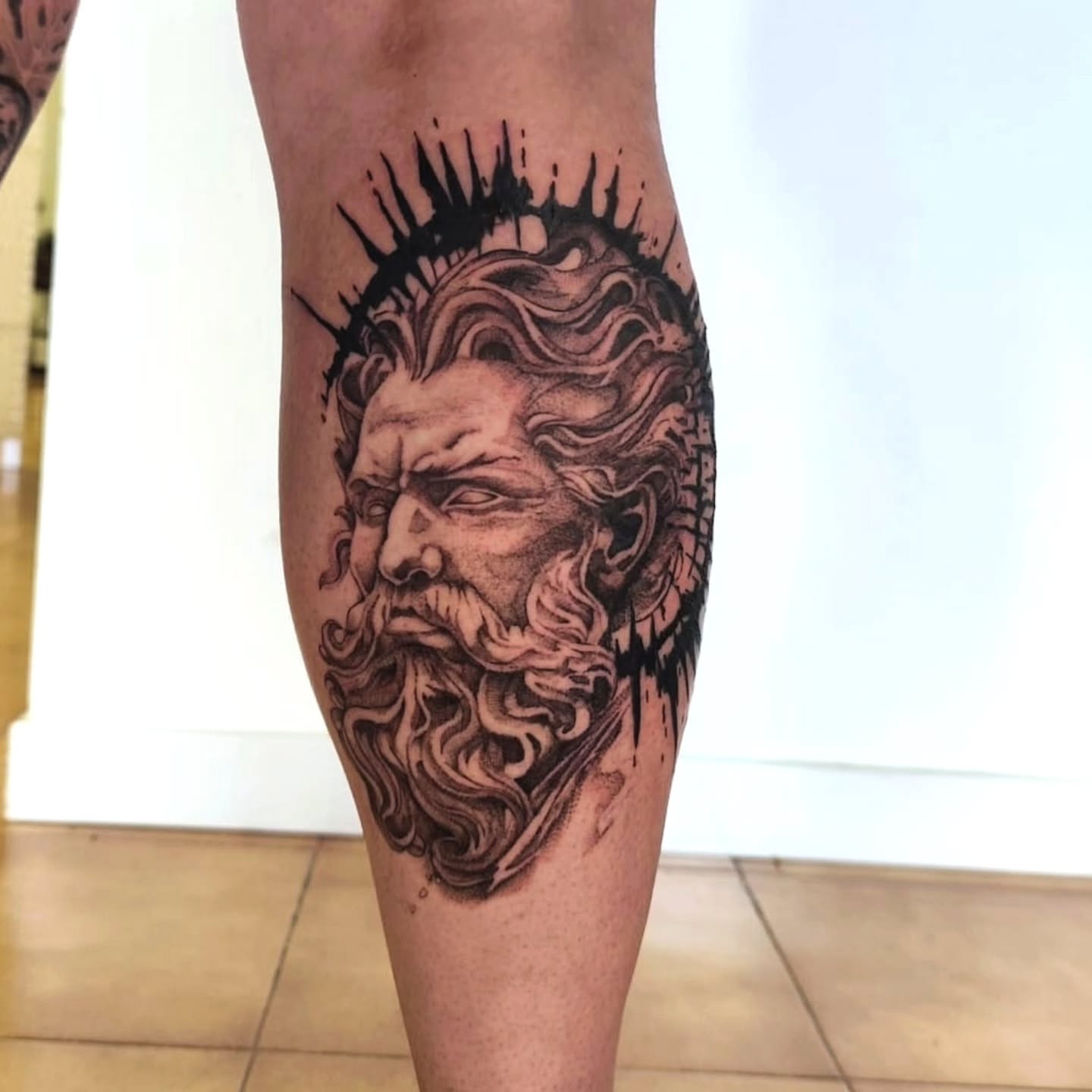 Tattoo by @martinatattoolanzarote β black_and_grey, realism