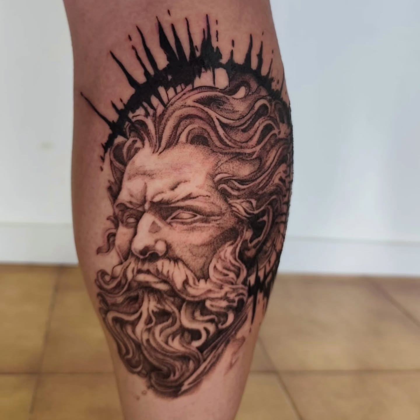 Tattoo by @martinatattoolanzarote β black_and_grey, realism