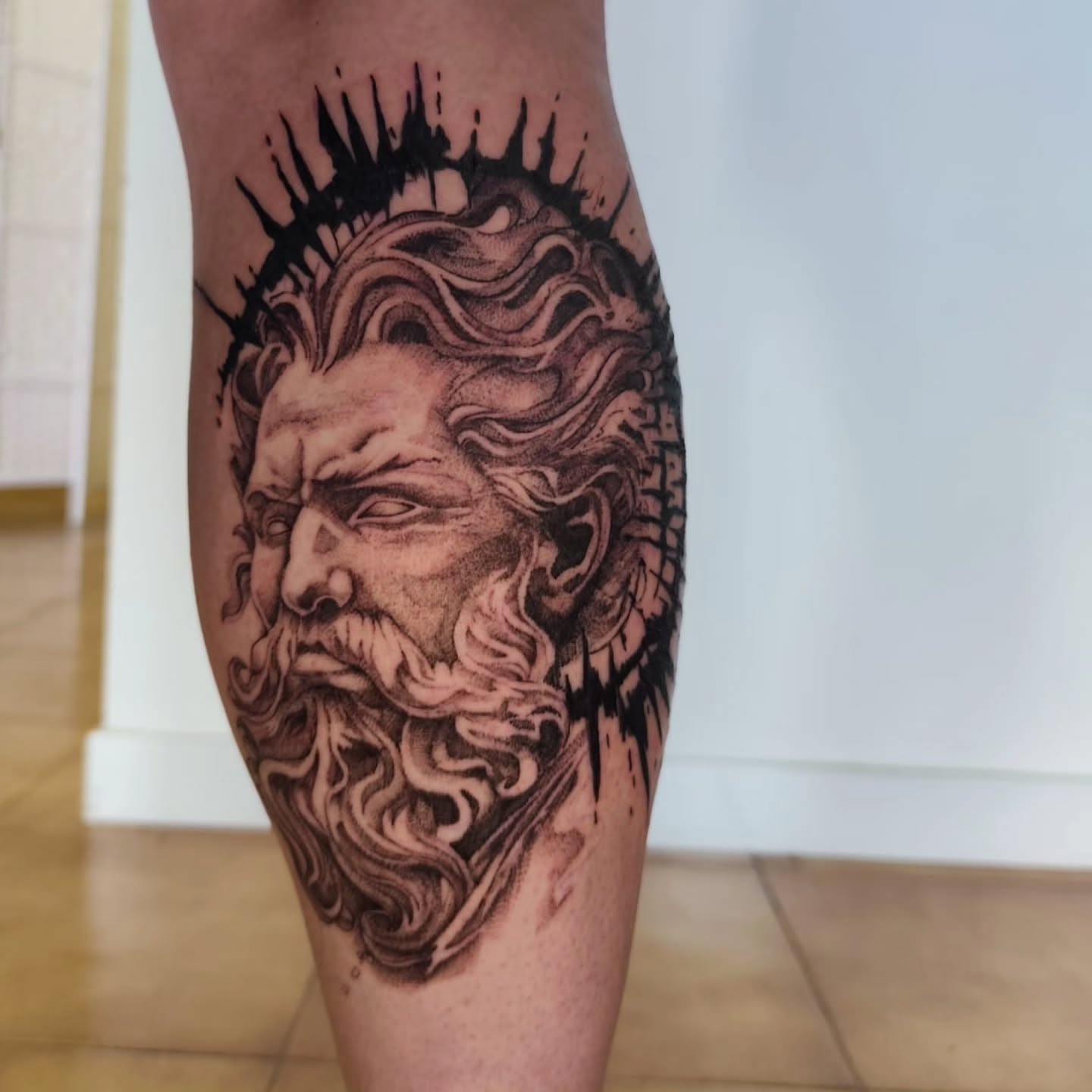 Tattoo by @martinatattoolanzarote β black_and_grey, realism