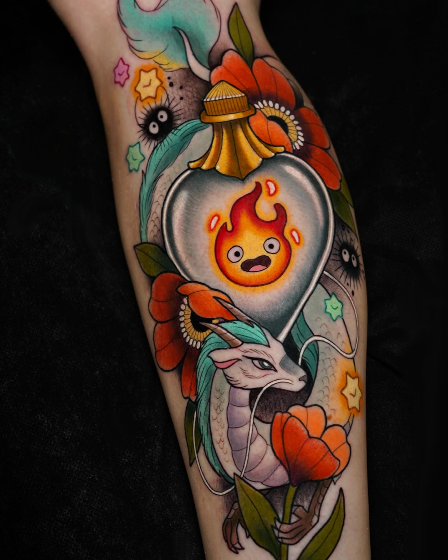 Tattoo by @sketchbrooke_ — american_traditional, new_school
