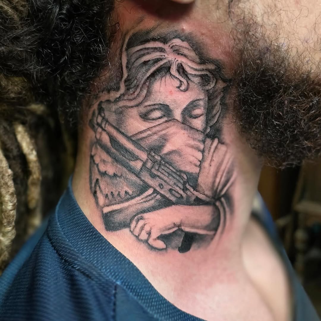 Tattoo by @tattoosbystelios — black_and_grey, realism