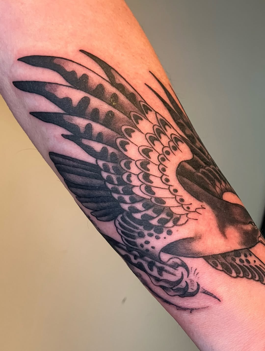 Tattoo by @huntermcginnis_ โ american_traditional, black_and_grey