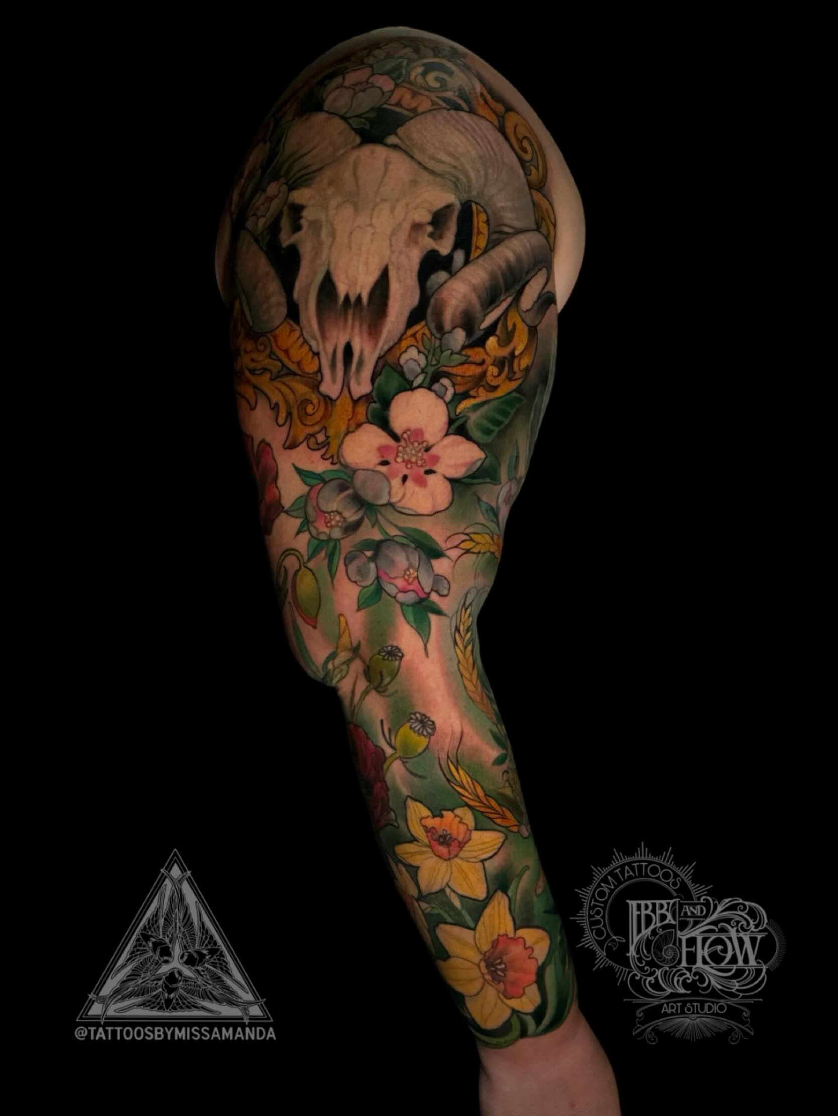 Tattoo by @tattoosbymissamanda — american_traditional, realism