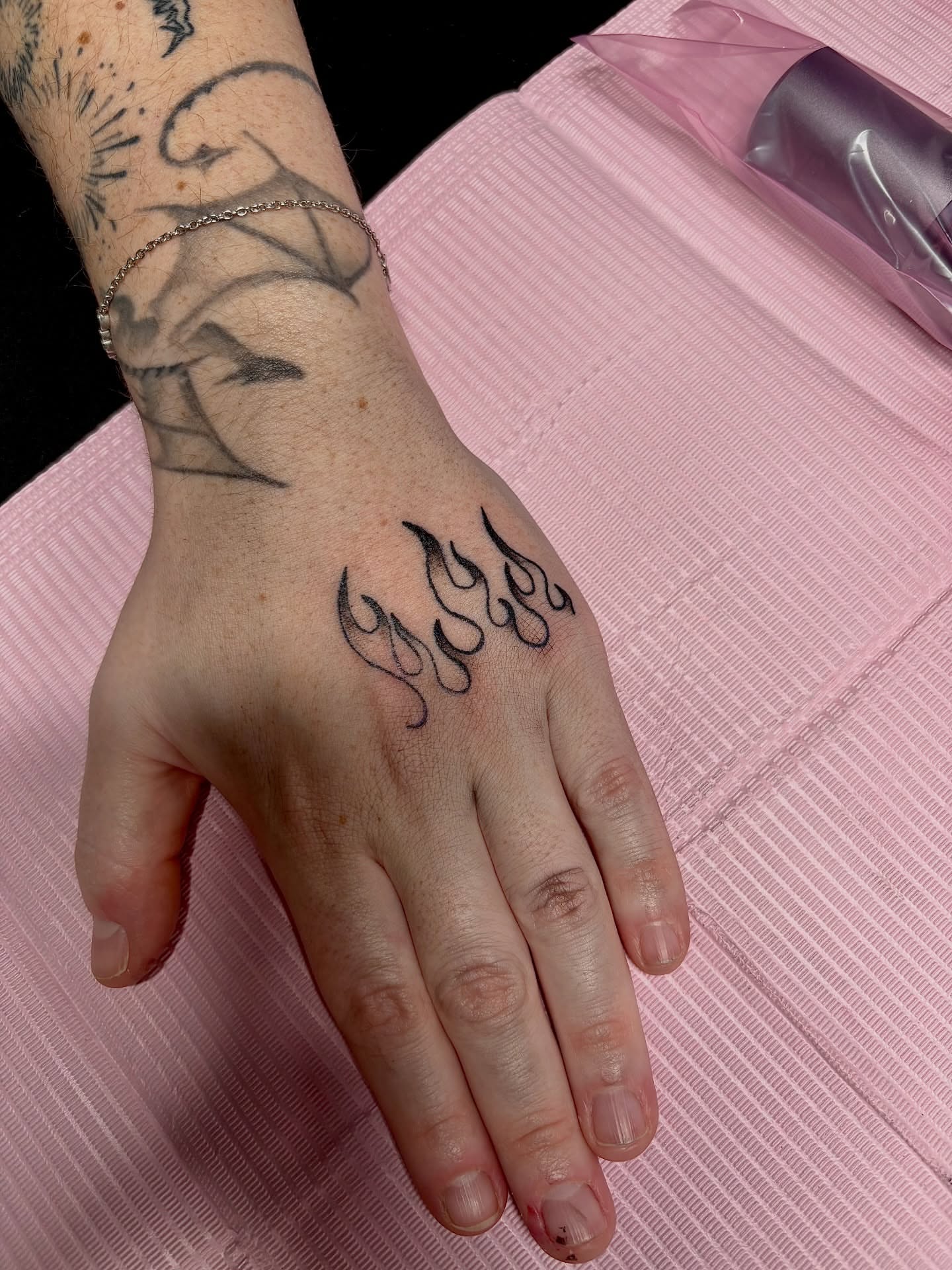 Tattoo by @inkednlashed_ — lettering_script