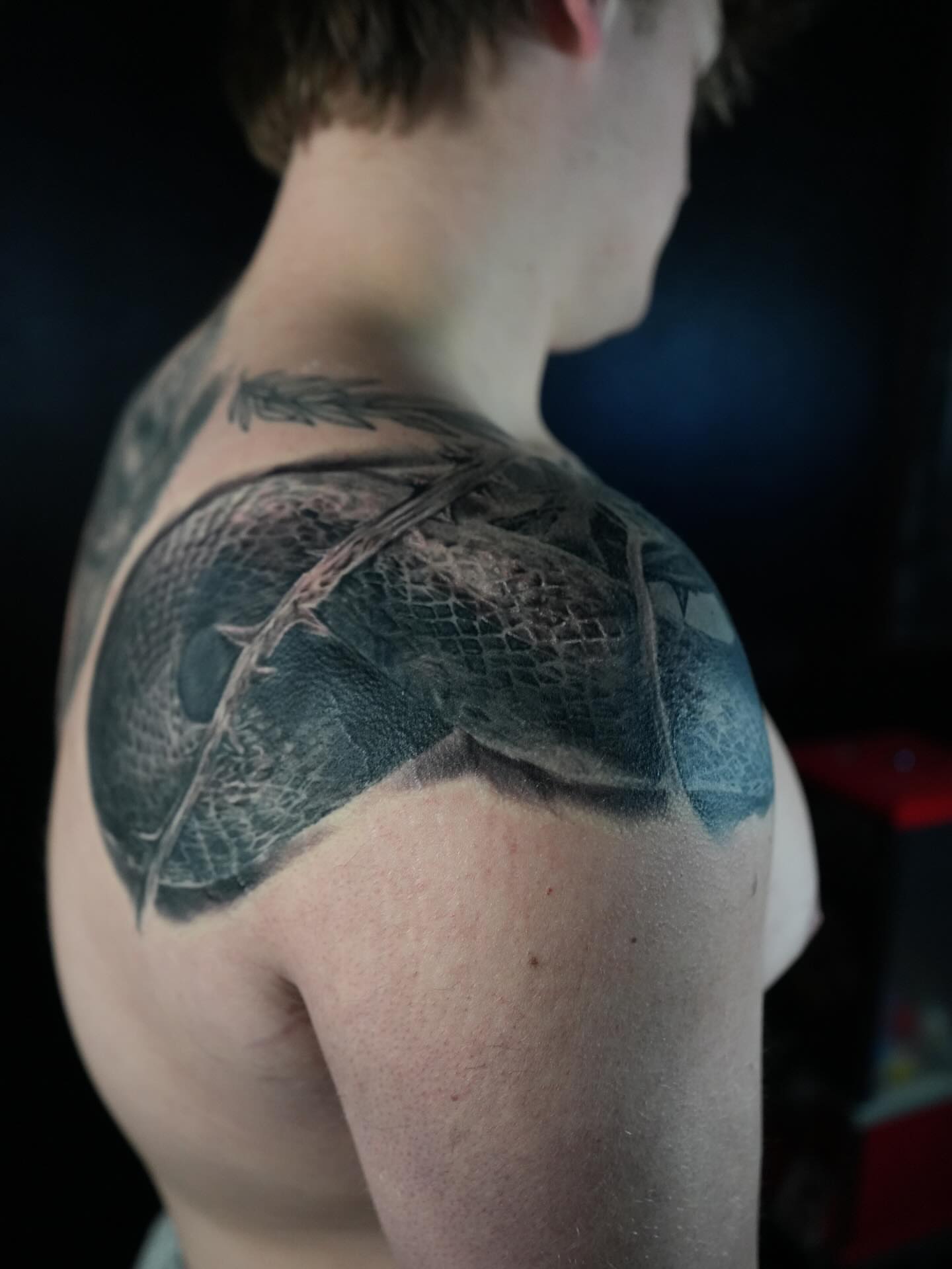 Tattoo by @mattallsman.tattoo — realism, black_and_grey
