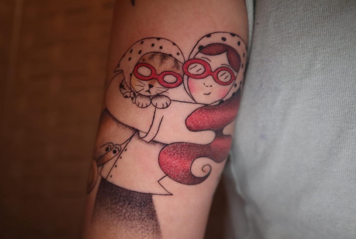 Tattoo by @inkanimalsart — dotwork, realism