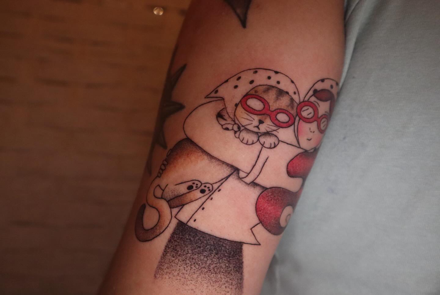 Tattoo by @inkanimalsart — dotwork