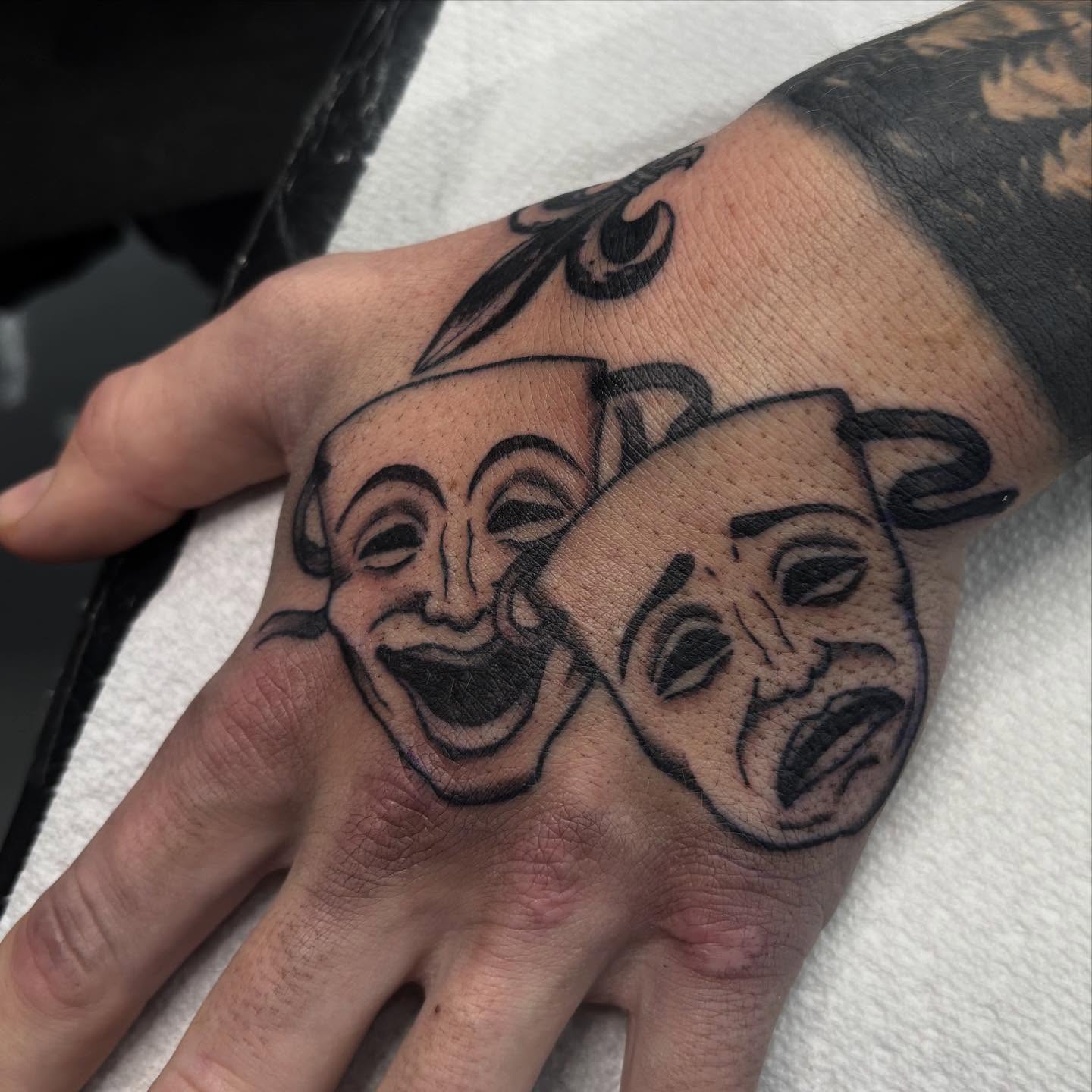 Tattoo by @trawlinson_tattoos — black_and_grey