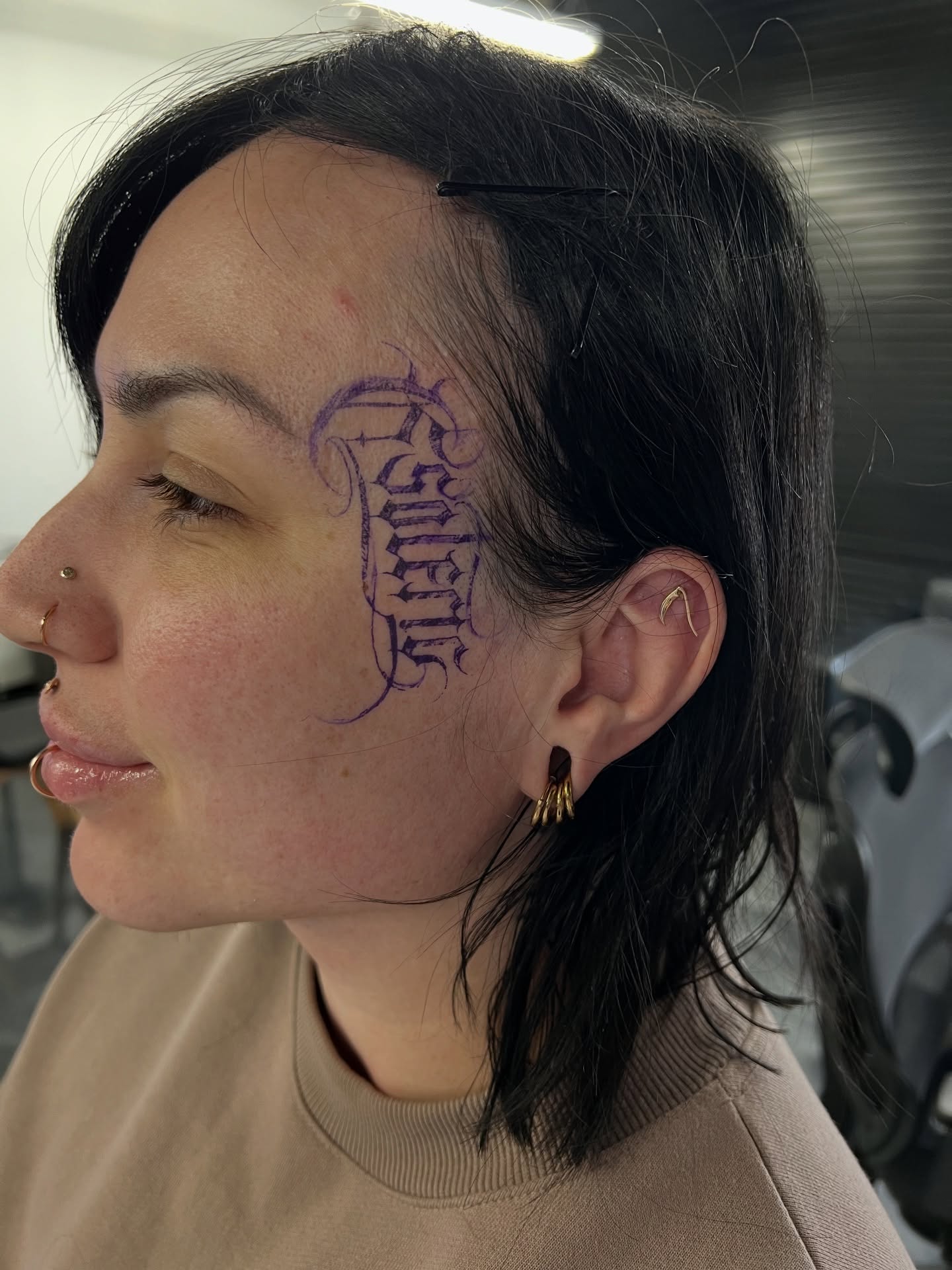 Tattoo by @stillballin6_ — lettering_script