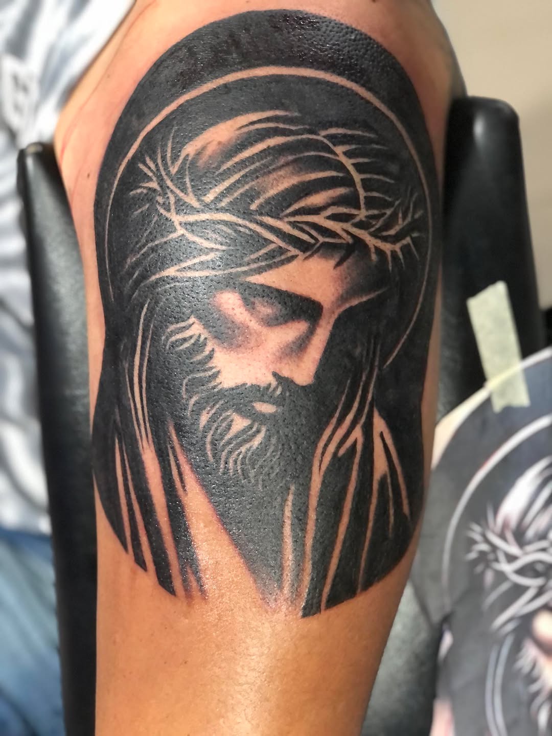 Tattoo by @gotha_chiquitraca — black_and_grey, realism