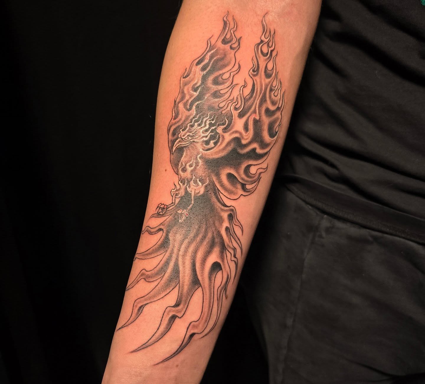 Tattoo by @gentlejaytattoo — black_and_grey