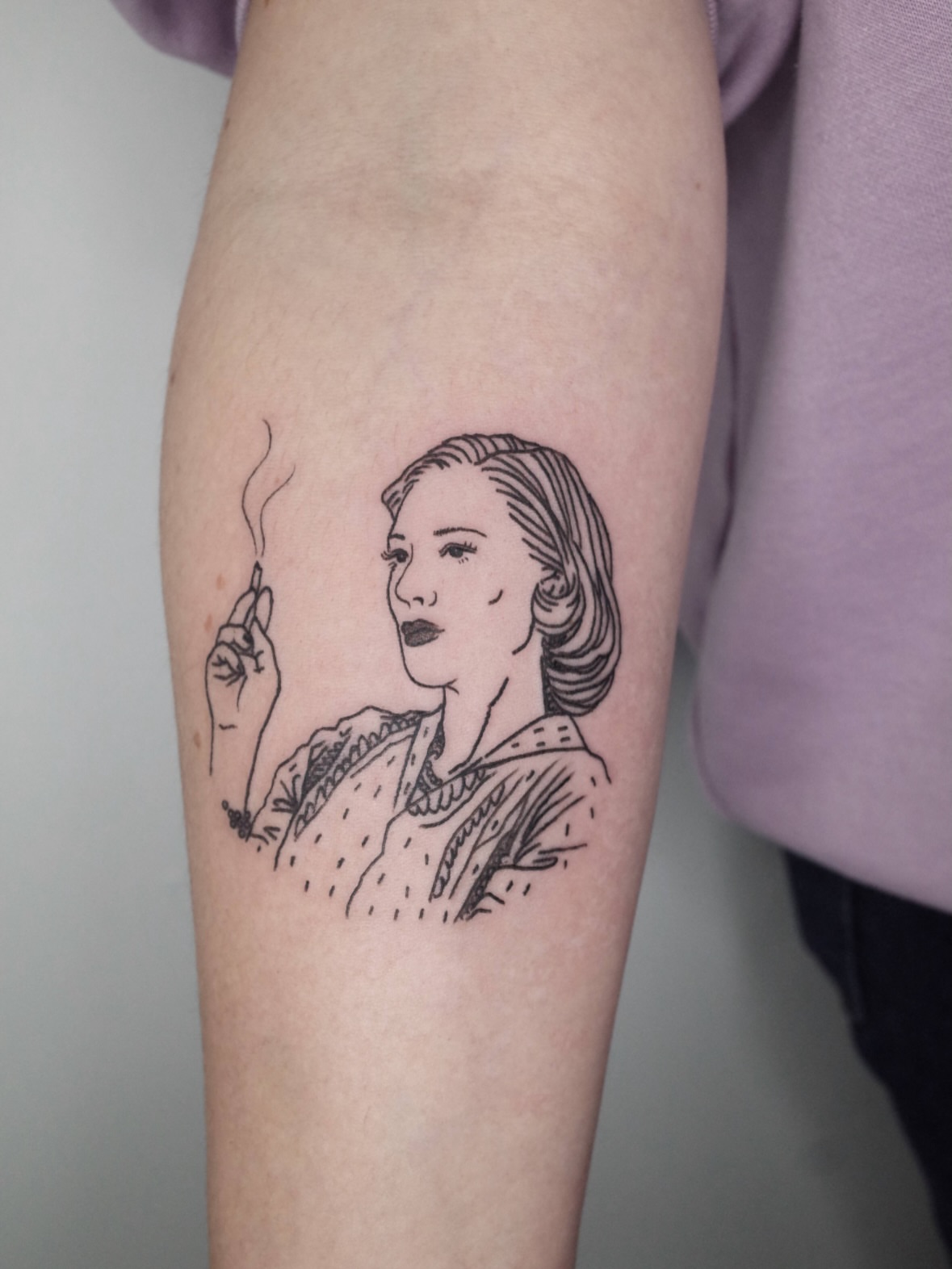 Tattoo by @goom_tattoo — black_and_grey