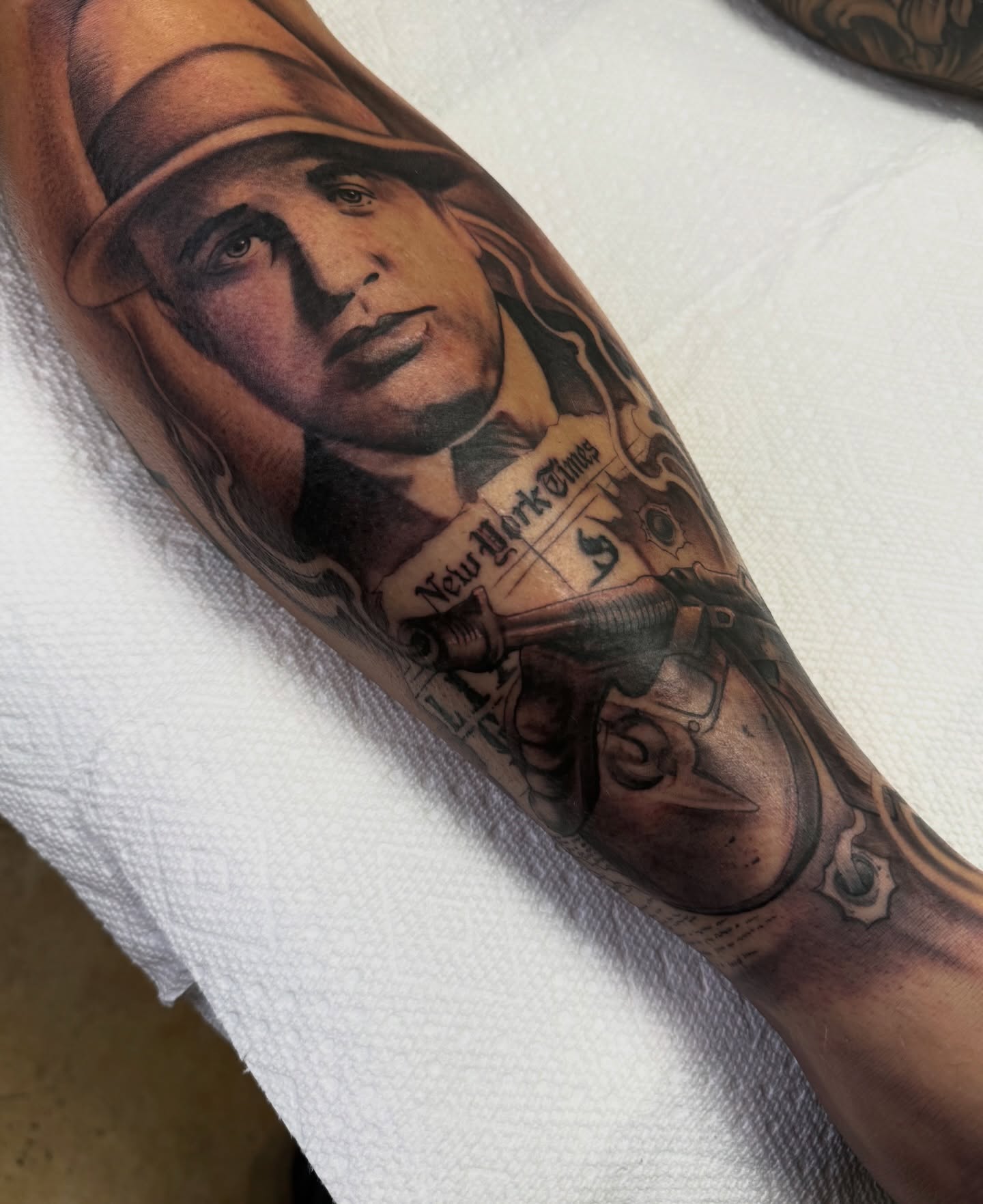 Tattoo by @tattedbyhood — realism, black_and_grey