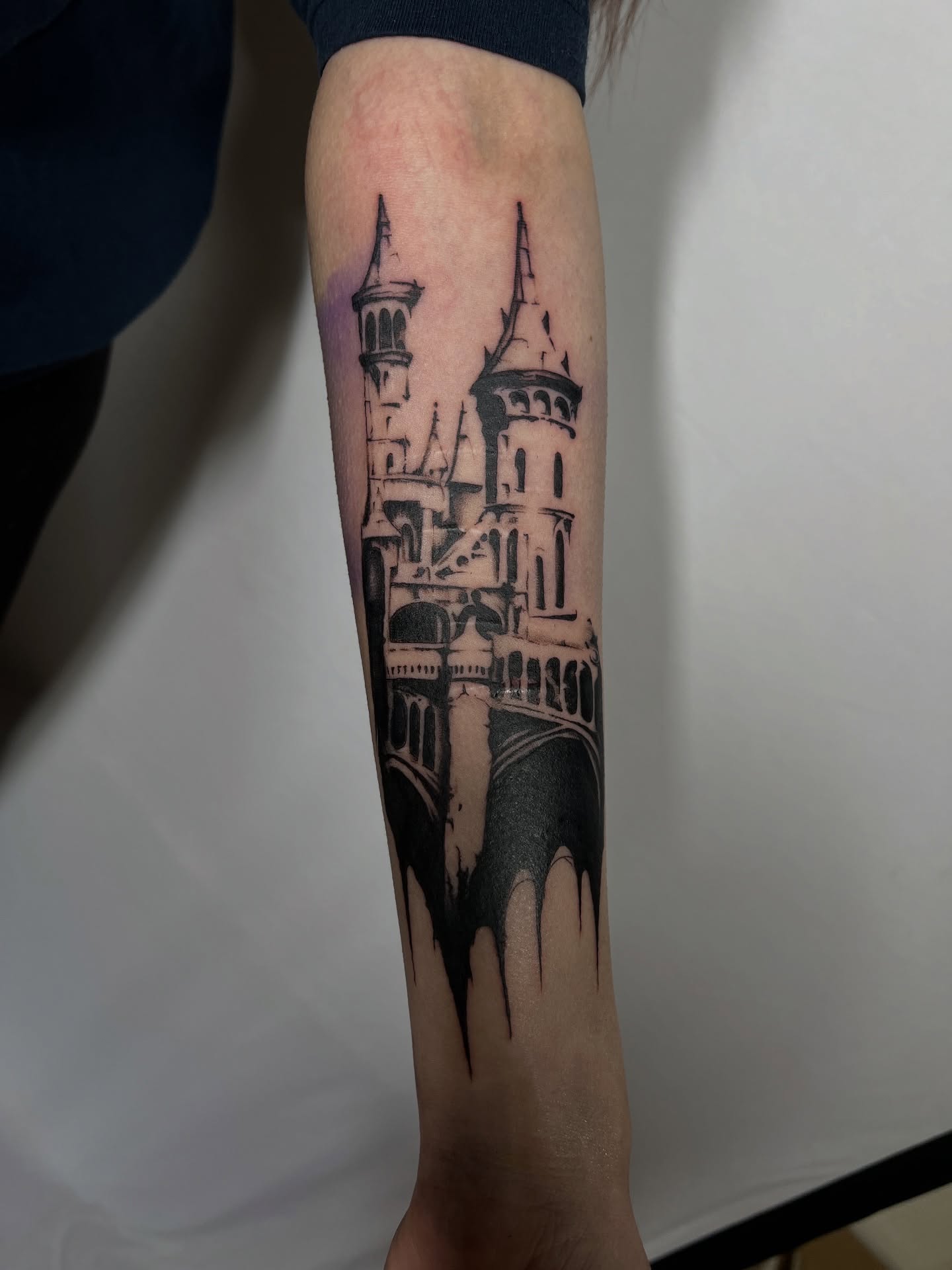 Tattoo by @lucky.u.tattoo โ black_and_grey