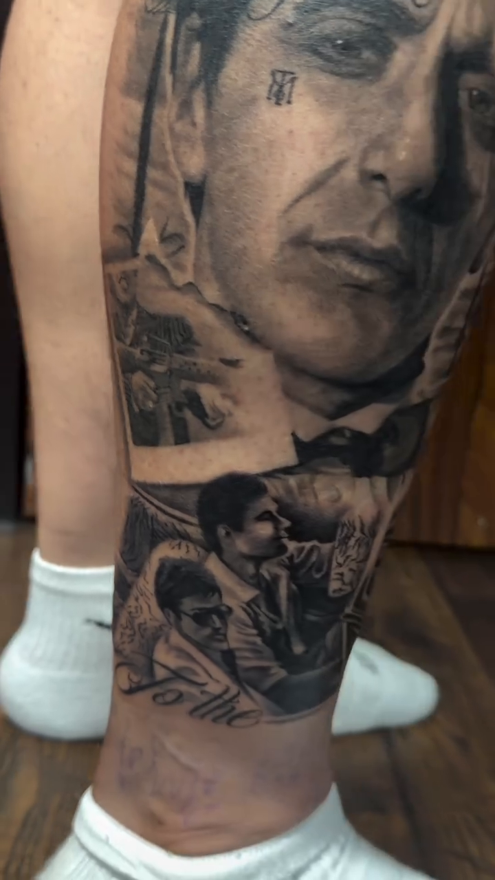 Tattoo by @salazar_ink — realism, black_and_grey