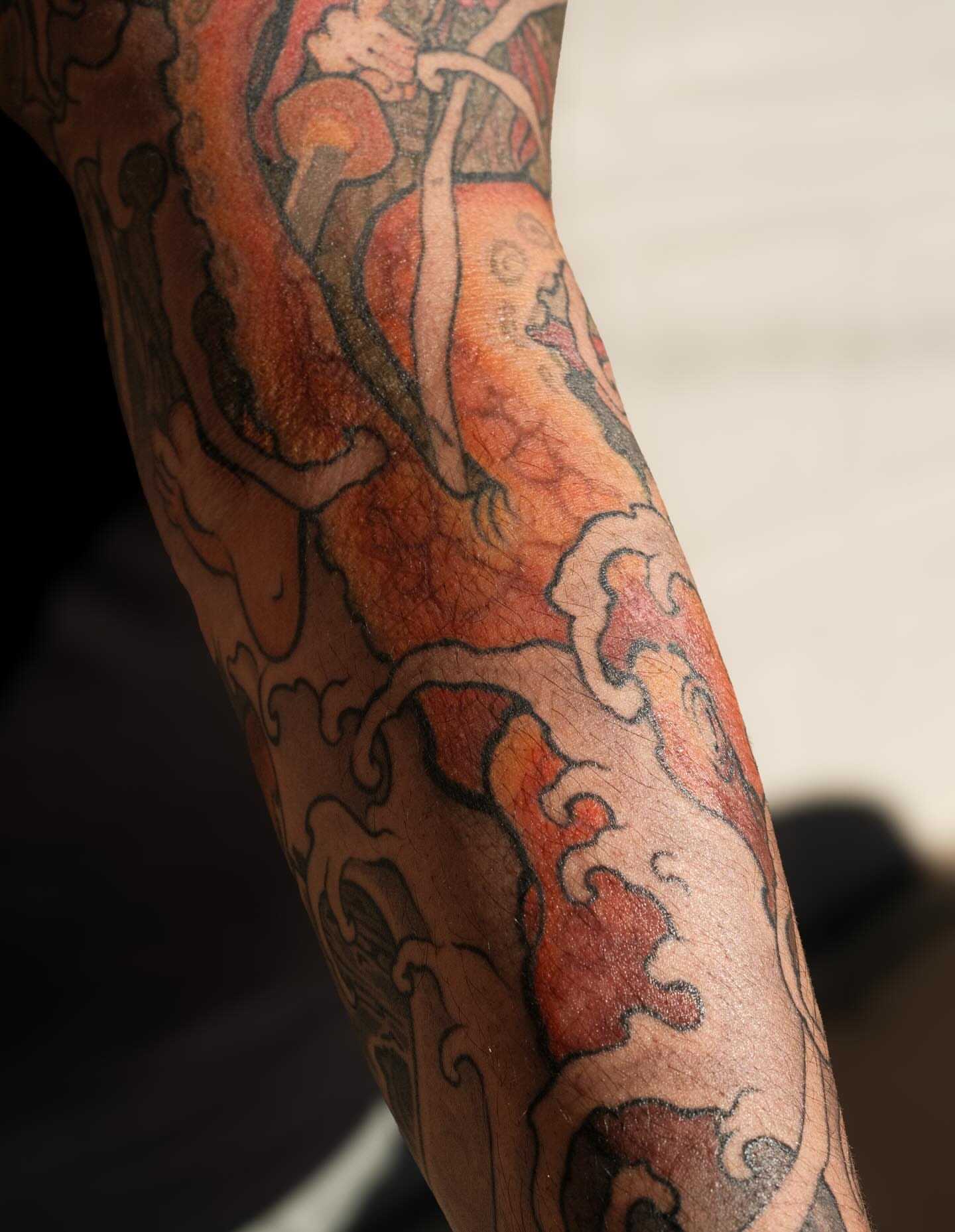 Tattoo by @morgan_tattoos — watercolor