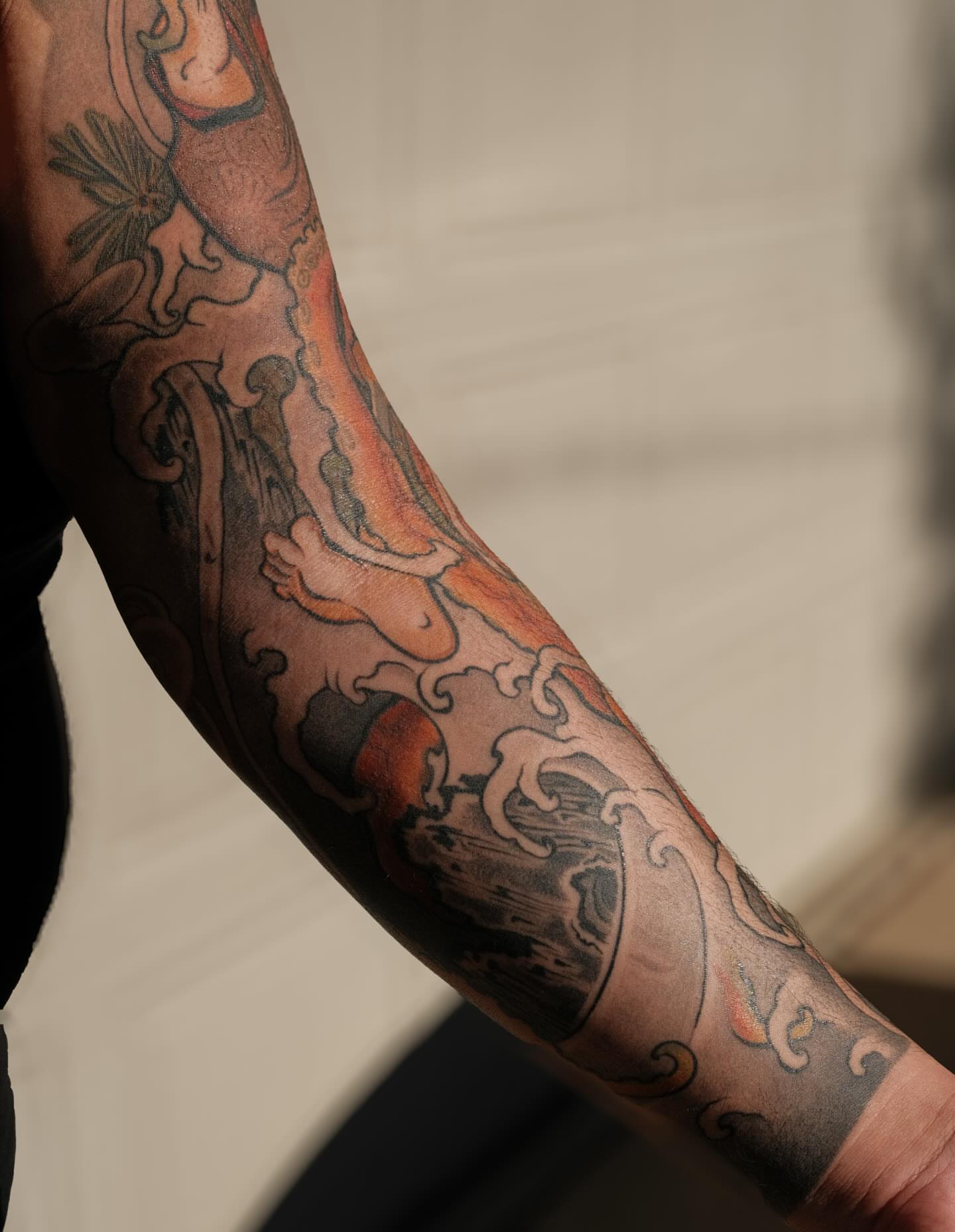 Tattoo by @morgan_tattoos — american_traditional, dotwork