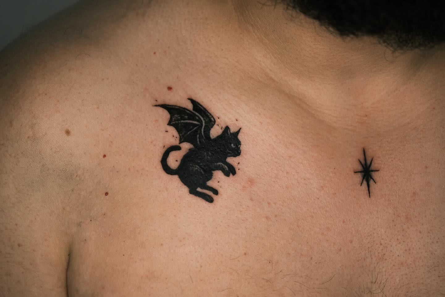 Tattoo by @oxurminexo — black_and_grey