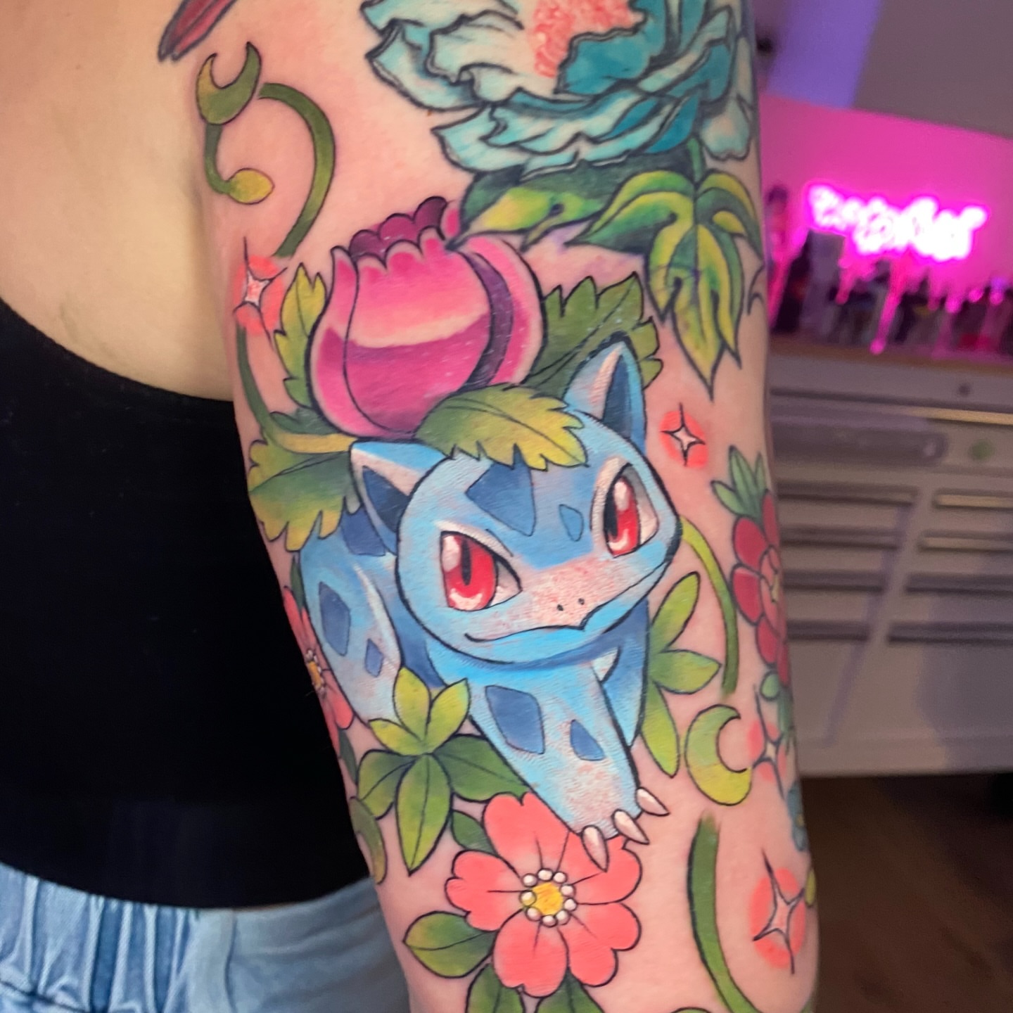 Tattoo by @amyporterart — new_school, anime