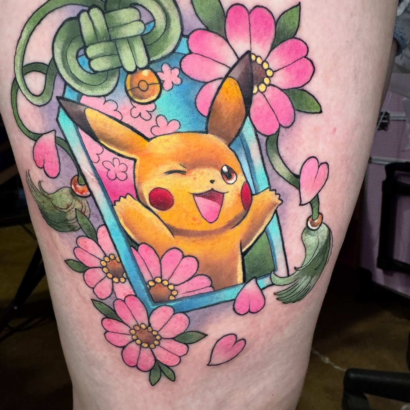 Tattoo by @amyporterart — new_school, anime