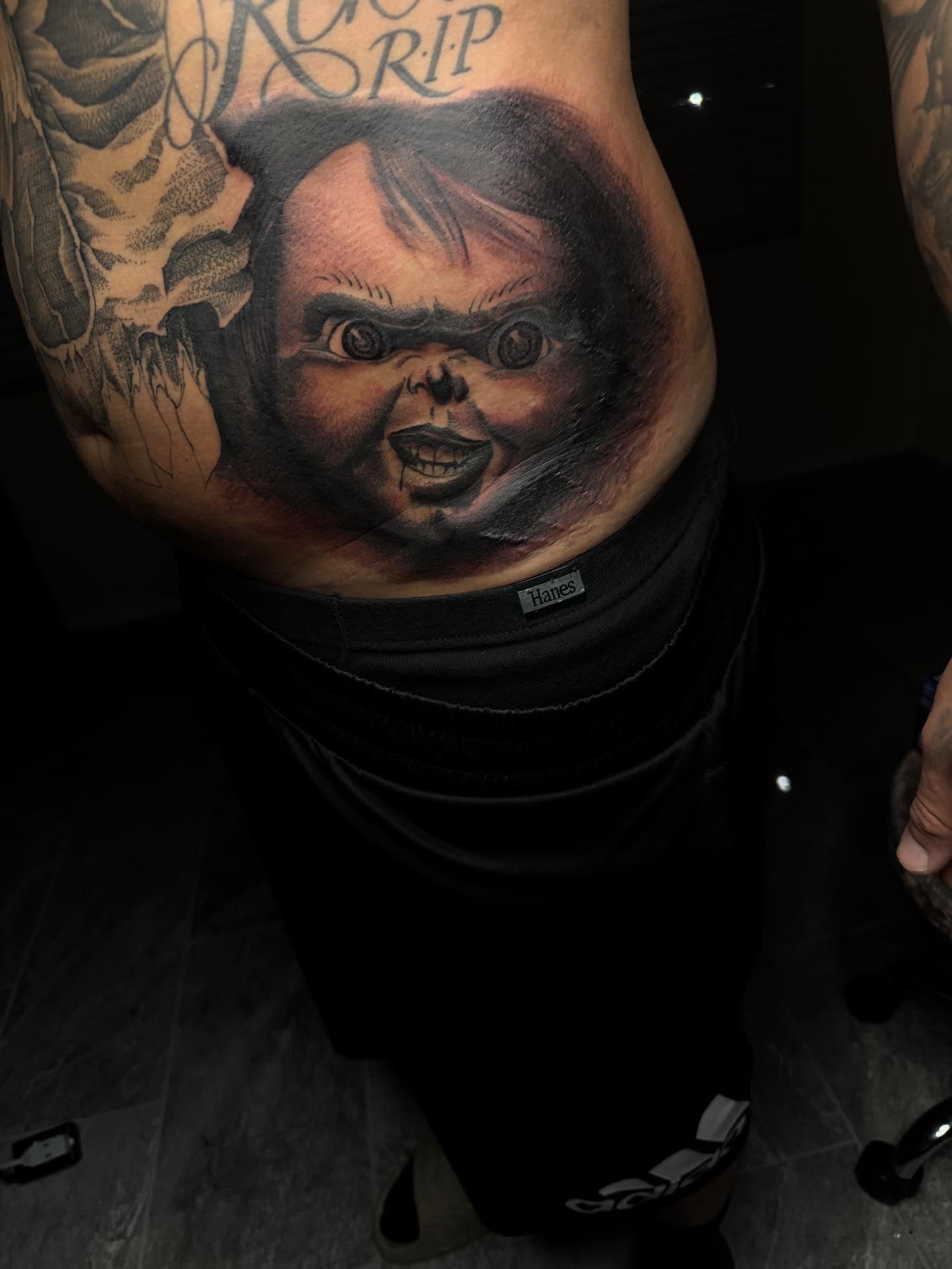 Tattoo by @cesarbee — realism, dark_realism