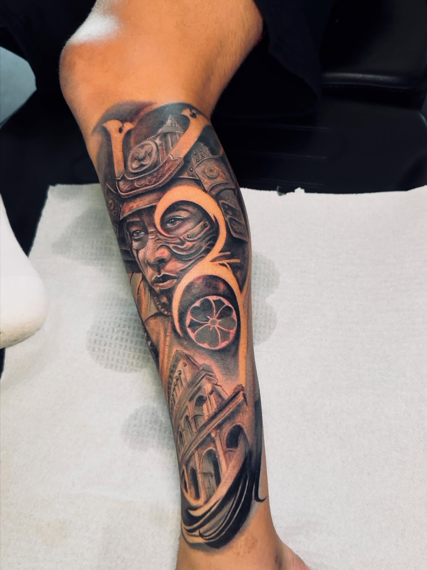 Tattoo by @lv1tattoos — realism, black_and_grey