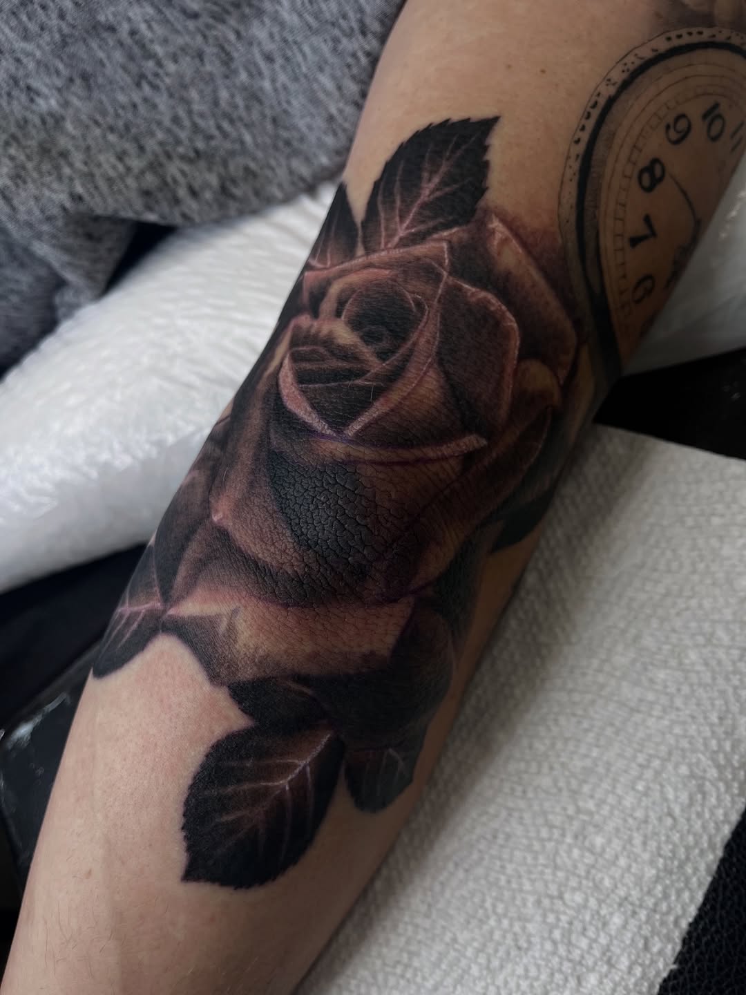 Tattoo by @vicentetattoos — realism, black_and_grey