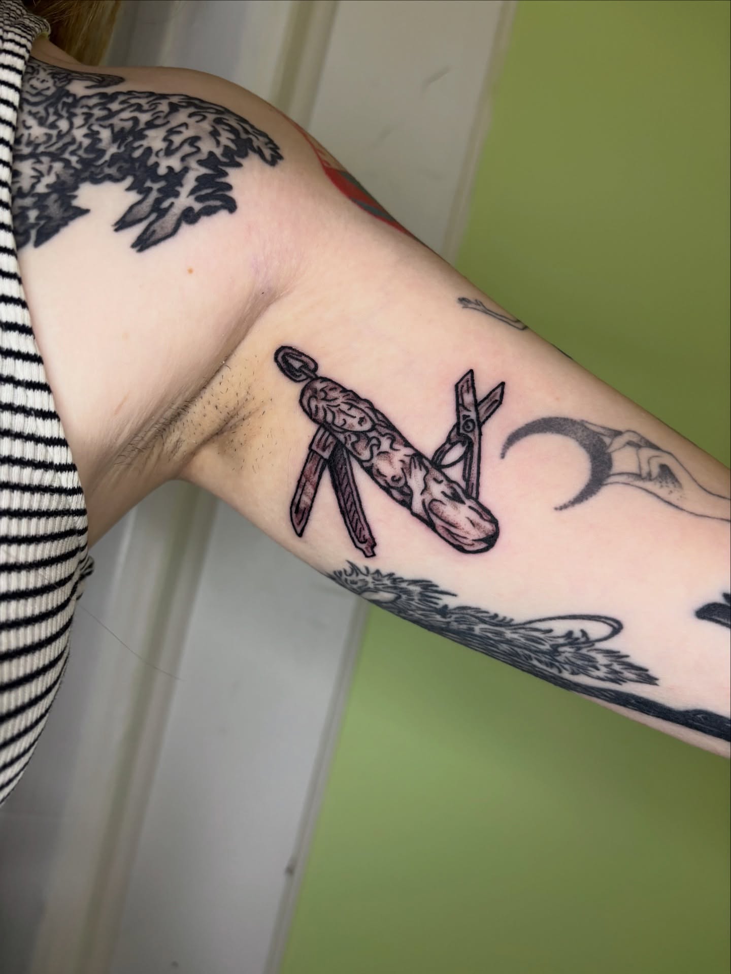 Tattoo by @grattooland — black_and_grey
