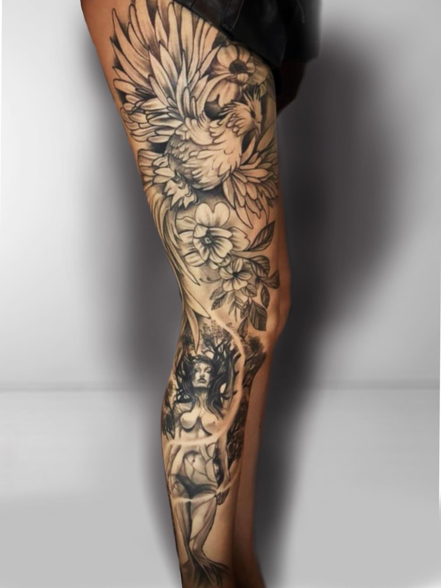 Tattoo by @jazz__martinez__ — black_and_grey, realism