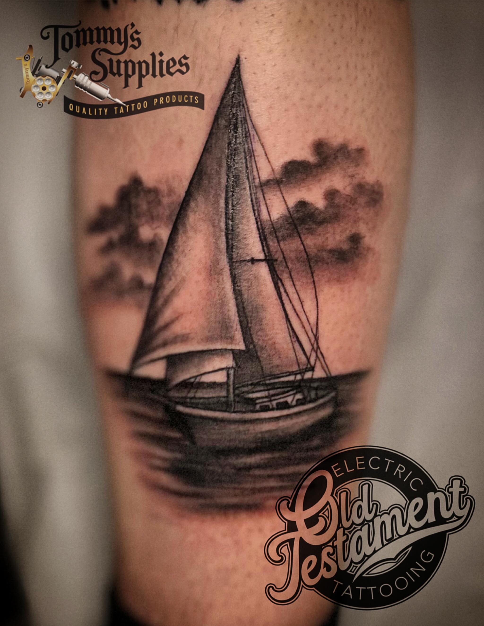 Tattoo by @eddieshawtattoos — black_and_grey