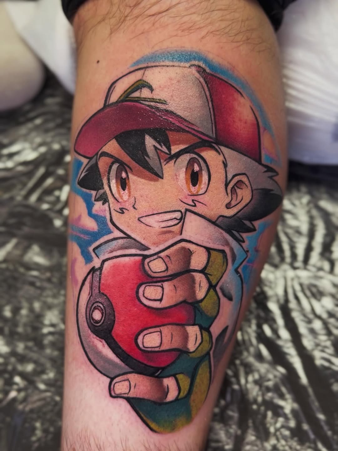Tattoo by @valenlaskatattoos — anime